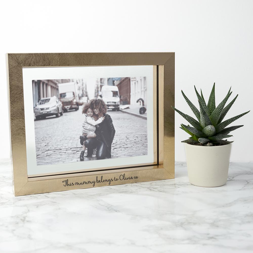 Personalised Metallic Photo Frame Photo Frame Treat 