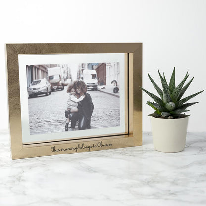 Personalised Metallic Photo Frame Photo Frame Treat 