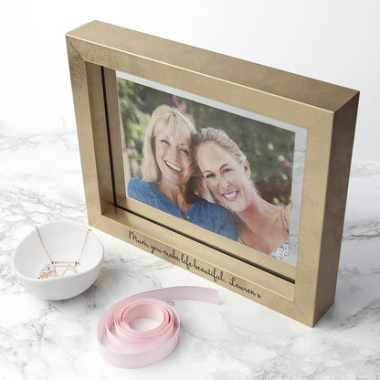 Personalised Metallic Photo Frame Photo Frame Treat 