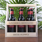 Personalised Wooden Beer Trug Box Always Personal 