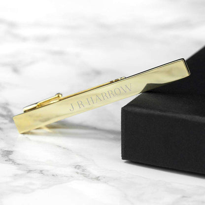 Personalised Gold Plated Tie Clip Accessories Treat 