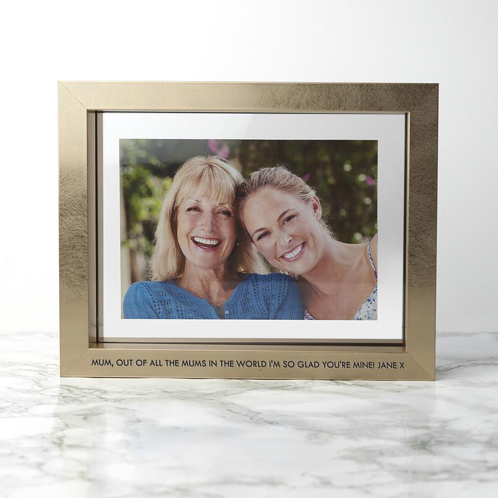 Personalised Metallic Photo Frame Photo Frame Treat 