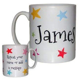 Personalised Name Mug with Stars Mug Always Personal 