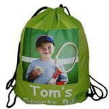 Personalised drawstring bag great for gym and swimming classes