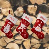 personalised embroidered Christmas stocking