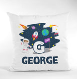 Personalised Name Space Cushion - Kids / Childrens Bedroom Cushion Always Personal 